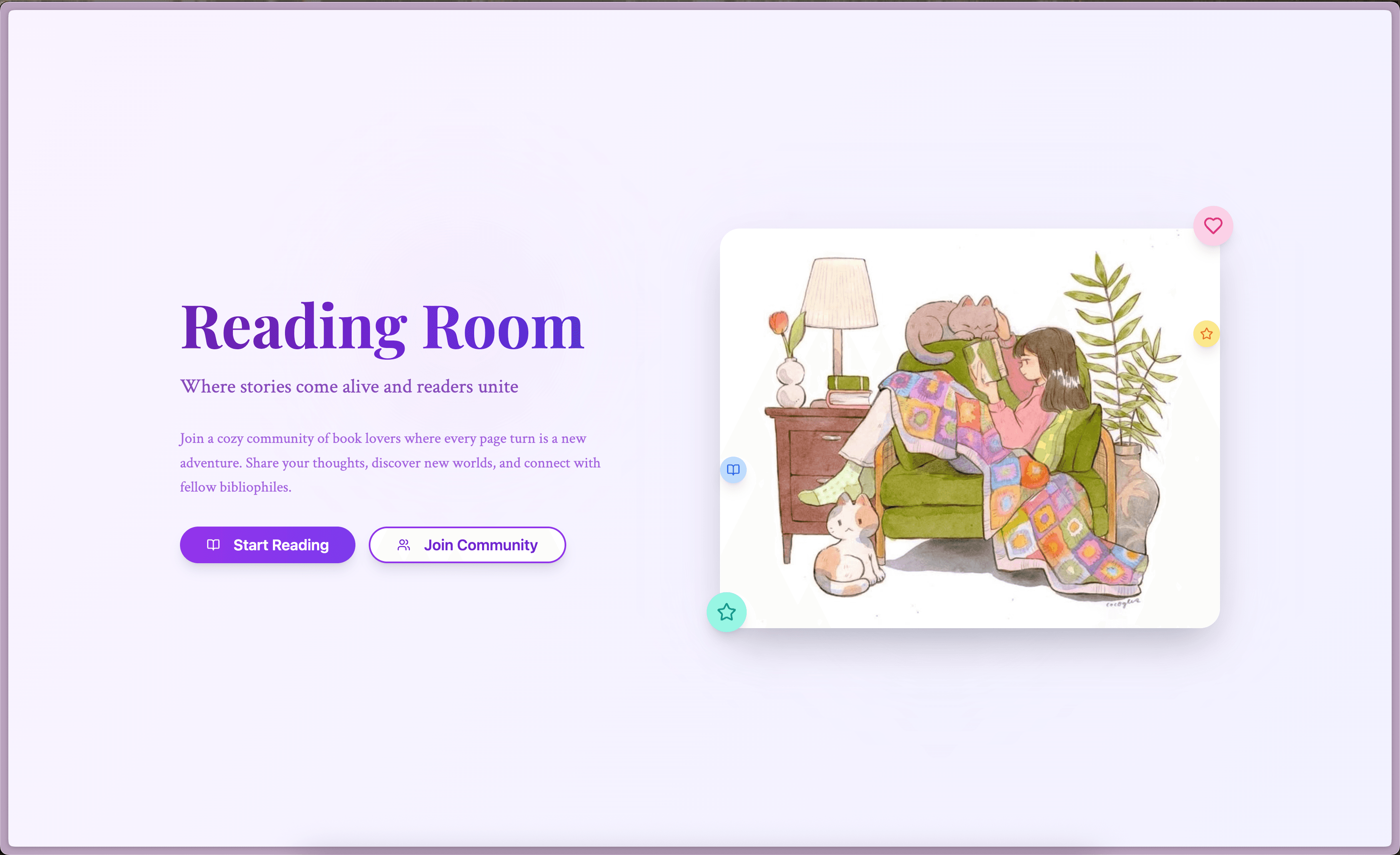 Readingroom - Social Platform for Book Lovers